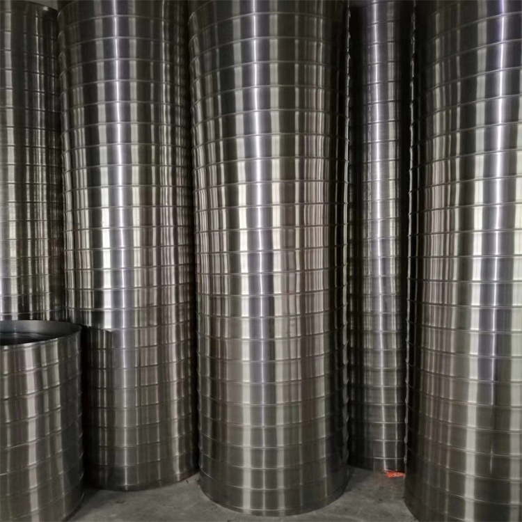 通風管道生產廠家直銷鍍鋅螺旋風（fēng）管（guǎn） 不鏽鋼螺旋風管加工