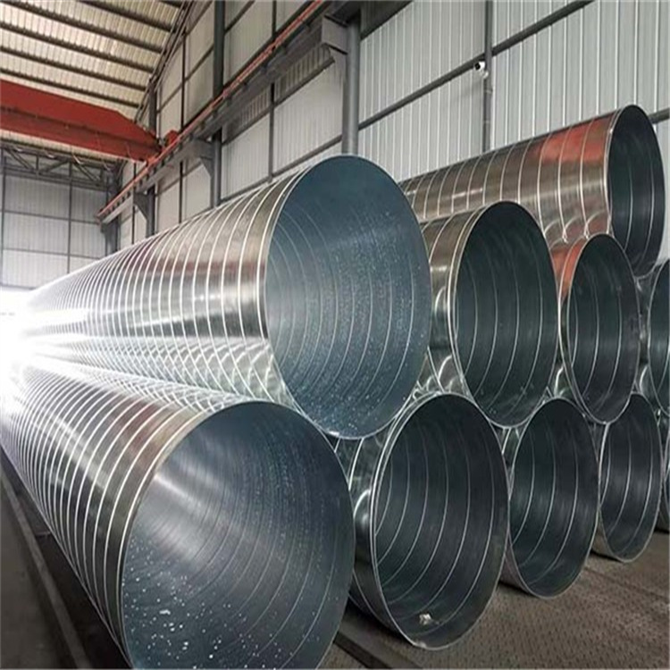 朔料（liào）車間排（pái）煙管道加工 環保通風管道安裝 除塵排煙螺旋風管加工