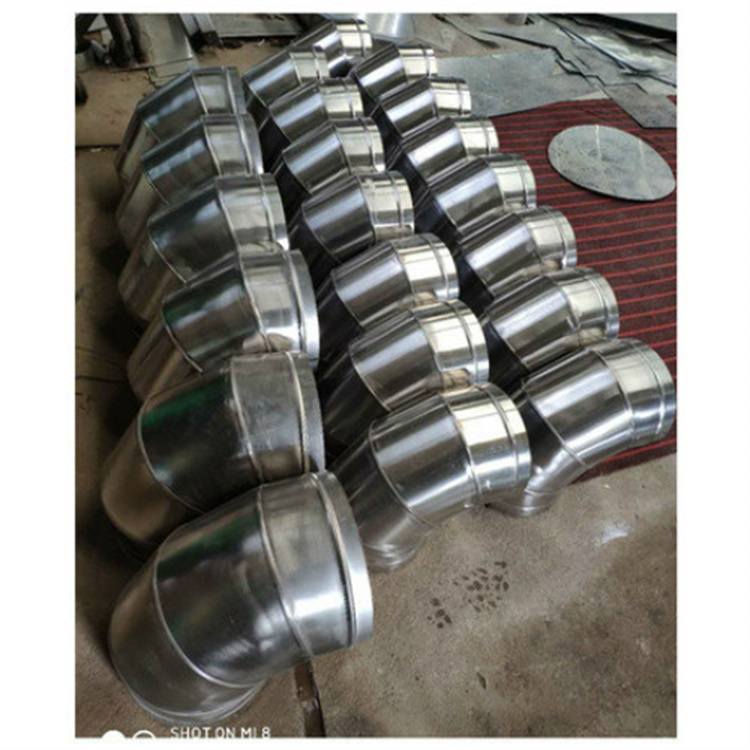 福田通風管道生產廠家批發鍍鋅彎頭風管 45度彎頭批發 90度（dù）彎（wān）頭加工